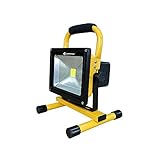 GOODGOODS LEDライト 充電式 50W 5500LM 投光器 ポータブル 作業灯 防水 バッテリー搭載 アウトドア 防災グッズ 【一年保証】 YC50