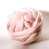 超極太メリノウール毛糸-BULKY ベビーピンク 1kg