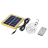 Demiawaking ソーラーライト　コントロース　テントライト　ウォームライト　太陽光パネル充電　12LED　　スポットライト　ガーデンライト　リモコン付き　　アウトドア　キャンプ　アドベンチャー