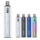 ジョイテック eGo Pod System Kit 1000mAh 2ml 電子タバコ スターターキット VAPE ベイプ 禁煙 コンパクト 持ち運び ポッド (Silver)
