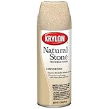 Krylon k03703000自然石装飾エアゾール、ライムストーン仕上げ