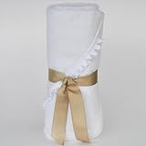 Little Ashkim Newborn Bamboo Rayon Hooded Turkish Towel - White by Little Ashkim