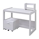 JKプラン 高さ調節が可能なロー＆ハイタイプデスク　幅100 EVO ホワイト BDC-0177-WH