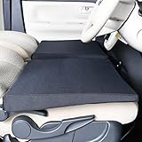 『01k-a008-ca』アルファード ヴェルファイア 30系 7人乗り (くるマット) 車 マット フラット クッション 段差解消ベッドで車中泊を快適に！(50s×2個、150w×2個：ブラック)