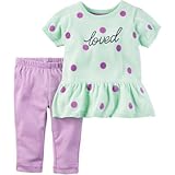 Carter's(カーターズ) 2ピースリトルセーターセット グリーン 上下セット 3ヶ月【並行輸入】