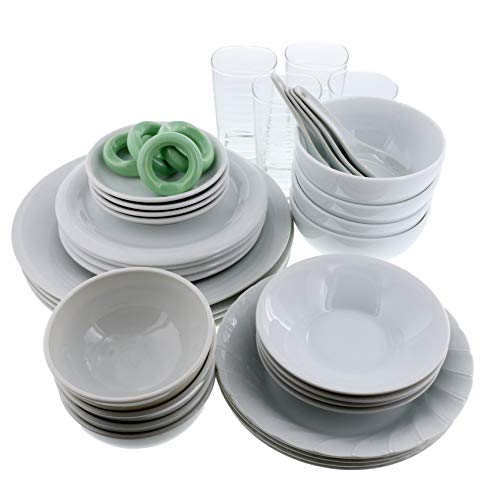 アウトレット 食器セット 白い食器の福袋 豪華40点セット ホーム キッチン