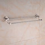 KES A2103-2 Bathroom Lavatory Double Towel Bar Wall Mount, Brushed SUS304 Stainless Steel [並行輸入品]