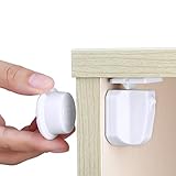 子供用幼児用Proof安全磁気Invisibleロックセットfor Cupboard &キャビネットdrawer-noドリル&ネジ( 4磁気ロック+ 1キー