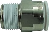チヨダ　ファイブメイルコネクタ　Ｗ（白）１２ｍｍ・Ｒ３／８ F12-03MW