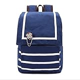 ４色　学生バッグ ランドセル　デイパック 　多機能 通学　旅行 軽量 　海軍風 (ネービー)