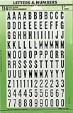 Hy-Ko MM-6 Self-Stick Letters/Numbers, 1', Black/White [並行輸入品]