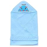 LIYAWEI Bamboo Fiber Newborn Baby Receiving Blankets Baby Wrap Carrier(80cm80cm/31.531.5) Blue by LI