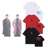 [向阳] 東方神起 Tシャツ 20周年 半袖 東方神起 ユンホ チャンミン 同型 ティーシャツ コンサート YUNHO CHANGMIN 応援服 夏服 応援小物 非公式 (M,B) [並行輸入品]