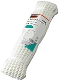 TRUSCO(トラスコ) ビニロントラックロープ 白 9mm×30m 3つ打タイプ TR-930