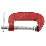 F Fityle 金属　Gクランプ　スチールスピンドルとハンドル付き　汎用性　締付　固定工具　部品保護　高品質　全4サイズ　 - 2in