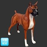 ＦＲＰアニマルオブジェ　ボクサー犬