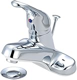 Aviditi Olympia Series L-6172 Elite Single Metal Loop Handle Lavatory Faucet with Brass Pop-Up Drain