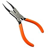 フジ矢 スナップリングプライヤー(握ると閉じる穴用・直爪) 先端直径φ1.3mm リング範囲12-25mm 爪固定式 145mm FHS-145