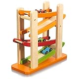 木のおもちゃ くるくるスロープ 車 知育 知玩具 子供ブロック やわらかつみき ブロック ソフト 男の子 おもちゃ 女の子誕生日 プレゼント 出産祝い