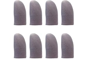 荒野行動 PUBG Mobile スマホゲーム 指サック 指カバー 8個入り 100%銀繊維 高感度 手汗対策 スマホ指サック 手触り改良 操作性アップ 高通気性 超薄 オンラインゲーム用指サック 指紋 静電防止 洗い可能 携帯ゲーム用 iPhone