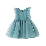 Cutelove 子供ドレス ワンピース ドレス 女の子 可愛い 夏 チュチュドレス フライ袖 赤ちゃん 素敵 プリンセスドレス