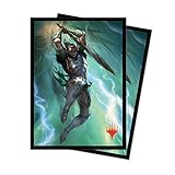 Ultra PRO "War of the Spark" Gideon ブラックブレードデッキプロテクタースリーブ マジック:ザ・ギャザリング(100枚)