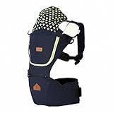 I-angel Josh Hipseat Carrier ジョシュ 赤ちゃんヒープシート 子守帯 おくるみ ベビー用品 外出用品 (ネイビー) [並行輸入品]