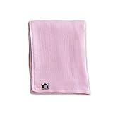 EF 綿100％のマルチガーゼケット（表ガーゼ・裏パイル Sサイズ（子供用）100x140cm ハーフサイズ）ピンク #29016