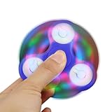 LEDライトFidget HandスピナーTorqBar指おもちゃEDCフォーカスジャイロFast Shipping カラー: ブルー