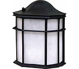 Volume Lighting V6877-5 1-Light Outdoor Wall Sconce, Black [並行輸入品]