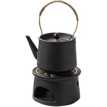 Amazon | Aeroor茶香炉 陶器 急須 陶器 茶器 加熱茶器