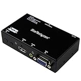 StarTech.com 2入力(HDMI/VGA)1出力(HDMI)対応ビデオ切替器スイッチャー 自動&優先切替機能搭載 1080p VS221VGA2HD
