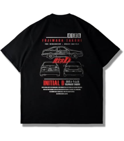 Amazon.co.jp: 【Mサイズ メンズ】 頭文字D Tシャツ ホワイト