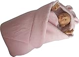 BlueberryShop Hooded Fleece WARM and Cute Swaddle Wrap, Blanket, Sleeping Bag, baby shower GIFT PRES