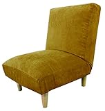 カラフル リクライニング 1Pソファ 脚部取り外し可能 アルコ (イエロー)