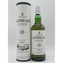 Amazon.co.jp: 【旧ラベル】ラフロイグ 10年 丸筒型箱付き 並行輸入品