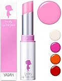 ヤダー ラブリー リップ ティント スティック (02. ピーチ スラッシュ )　4.3g　|　色つきリップ ピンク リップティント 色つき リップス 口紅 オーガニック uv リップバーム 無添加 リップライナー マット リップグロス ワックス リップクリーム