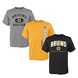 NHLユースBoys 8 – 20 Bruins 3piece Teeセット L ブラック