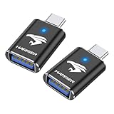 Decoyocar【2個セット】トヨタ ハリアーHarrier 80系 Type-CからUSB変換 ハリアー80系専用アクセサリー USB3.0変換アダプタ 充電 データ転送 設定不要 プラグ＆プレイ (ブラック)