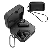 For cmf by NOTHING BUDS 用 ケース カバー【JIAYJP】cmf by NOTHING BUDS シリコン ケース 軽量 薄型 滑り止め 収納カバー 全面保護 充電便利 cmf by NOTHING BUDS 保護ケース (ブラック)