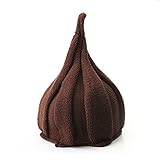 （ホララ）Horara ニット帽 ベビー キッズ とんがりニット帽 どんぐり帽子 女の子 男の子（ブラウン、フリー）