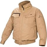 マキタ 充電式ファンジャケット 綿＋ポリエステル 立ち襟 FJ500DZLL