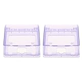 monkeyjack 2ピース透明コンセントウォールプレートカバー、電気ソケット防水ボックス、バスルームソケットスイッチスプラッシュボックス