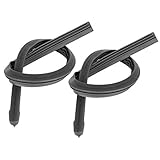 uxcell ワイパー替えゴム ワイパーゴム ワイパーブレード ワイパーストリップ 幅8 x 10mm 長さ450mm(18インチ) 自動車 車用 3セクション ワイパー交換ゴム 汎用 2本