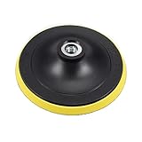 uxcell ポリッシャー バフ ポリッシャー用 研磨バフ 外径125mm 厚さ5mm M10めねじ 最大RPM12000 ポリッシャーサンダーパッド