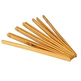 Flameer 竹製　ピンセット　庭園　園芸　ガーデン　静電気防止　マイクロ風景　ホーム　柔軟　　軽量　　ツール　５個