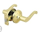 Brinks Hall &クローゼットnon-locking Passage Vegaレバー、光沢真鍮、Decorシリーズ4343 – 105 by Brinks