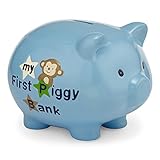 Carter's Smiley Happy Piggy Bank, Blue [並行輸入品]