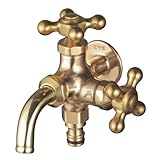 蛇口 二口蛇口 （ホースアダプター付） H304 nikko ニッコー 寒冷地使用可 送料別
