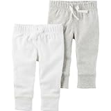 Carter's(カーターズ) 2パックベビーソフトパンツ ホワイト ボトムスパンツ 24ヶ月【並行輸入】